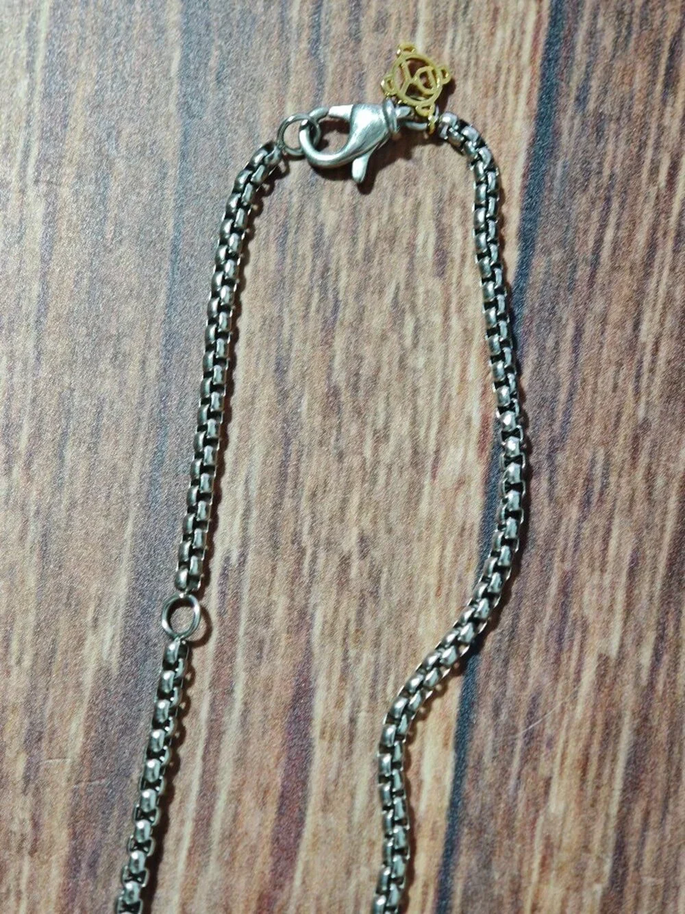 David Yurman Cross Pendant Necklace, Sterling Silver with Black Enamel Inlay